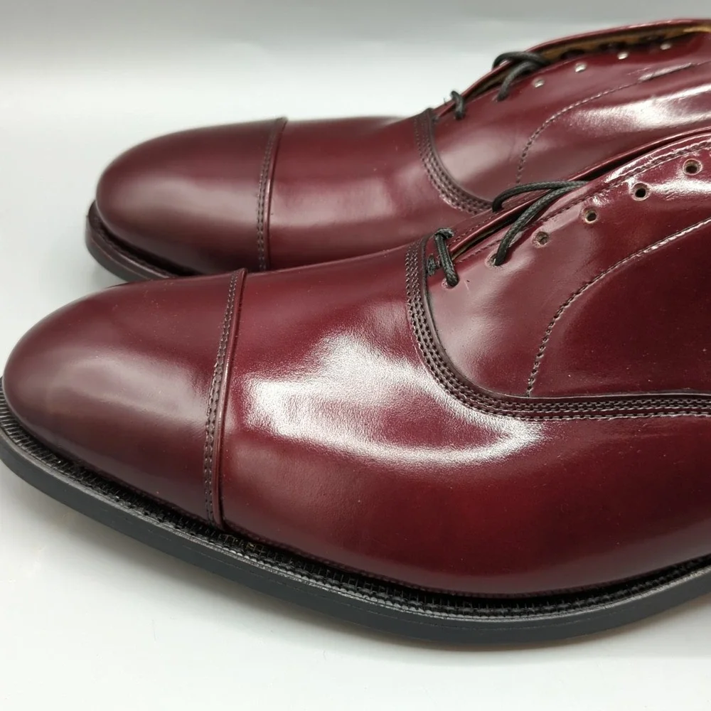 Allen Edmonds Park Avenue Cap-Toe Oxford Made In USA Calfskin Size Men's 10.5 C
